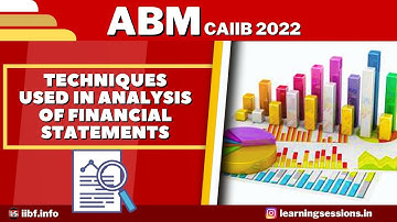 ABM FREE LIVE CLASS | TECHNIQUES USED IN THE ANALYSIS OF FINANCIAL STATEMENTS | CAIIB ABM EXAM 2022
