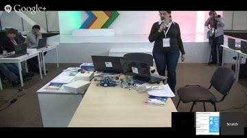 27.11.13 1 часть мастер-класса Google по свободной робототехнике ScratchDuino. Новосибирск.