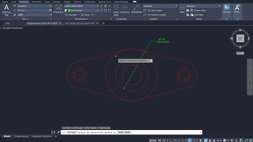 Project 8.2 Step 4 (Part 2)Adding Counter Bore and Counter Sink Symbols to AutoCAD Hole Notes