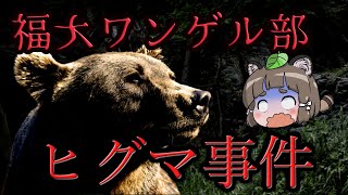 【ゆっくり解説】歴史に残る『福岡大学ワンゲル部ヒグマ事件』の恐怖