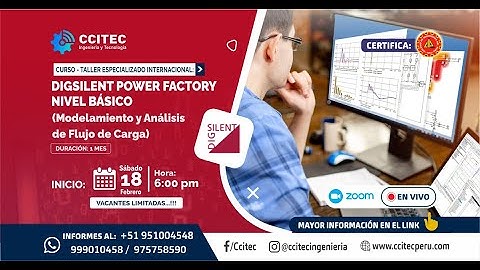 CURSO: DIGSILENT POWER FACTORY NIVEL BÁSICO