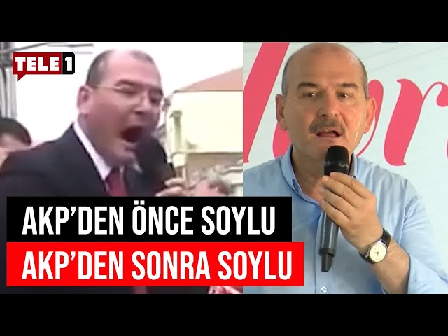 "Erdoğan giderse Türkiye'yi" kaybederiz diyen Soylu, Erdoğan için neler demişti?