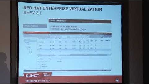 2012 Red Hat Summit: Red Hat Enterprise Virtualization overview