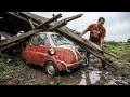 This Tiny BMW Isetta Was Forgotten Behind a Closed Seaside Motel…