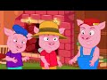 Drei kleine Schweine - Deutsche Märchen - German Fairy Tales - gute nacht geschichte