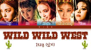 ITZY (있지) - Wild Wild West - Color Coded Lyrics (Hang/Rom/Eng)