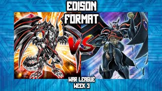 Edison War League Ygo Is Cooked Dragon Turbo Vs. Blackwings Week 3