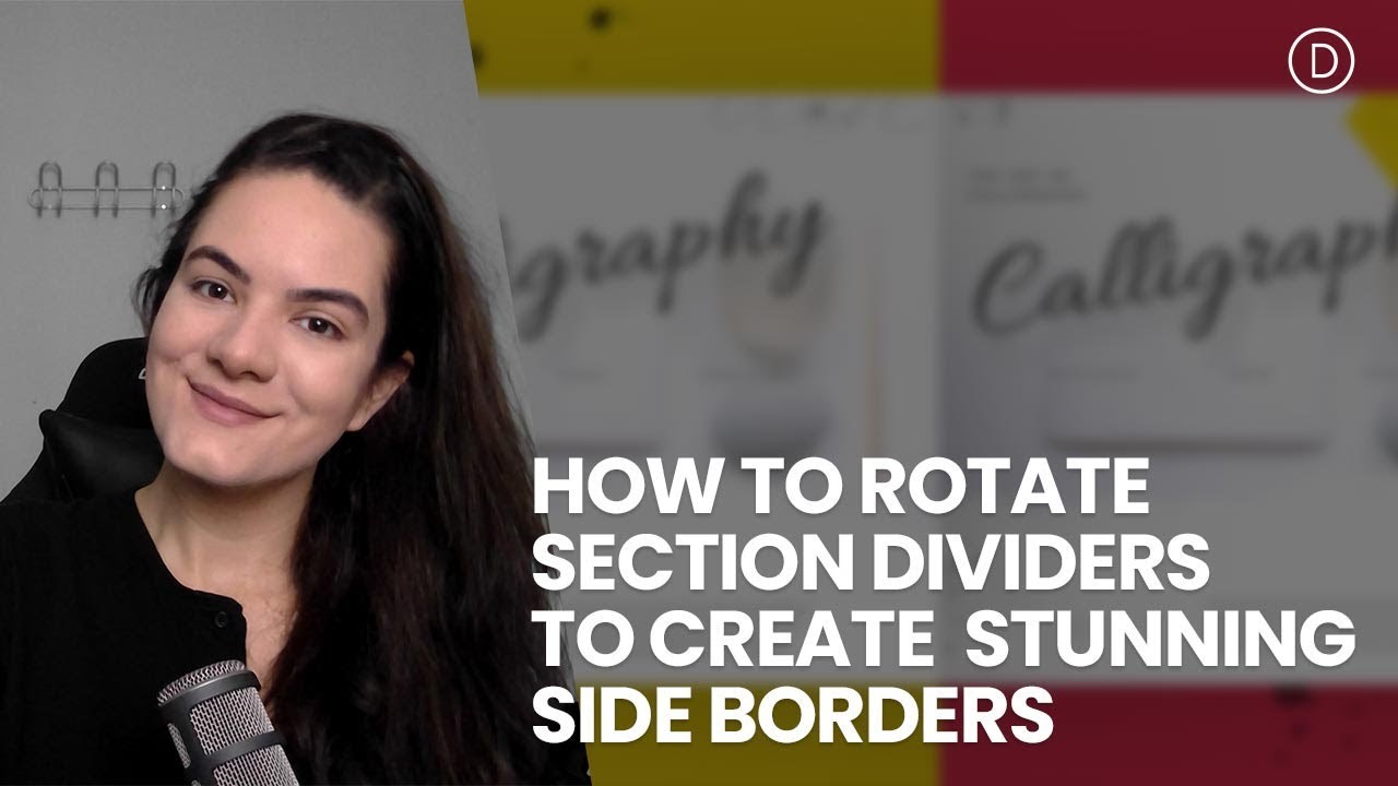 How to Rotate Section Dividers to Create Stunning Side Borders with Divi’s Transform Options How to Rotate Section Dividers to Create Stunning Side Borders with Divi’s Transform Options