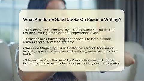 What Are Some Good Books On Resume Writing? - Job Success Network
