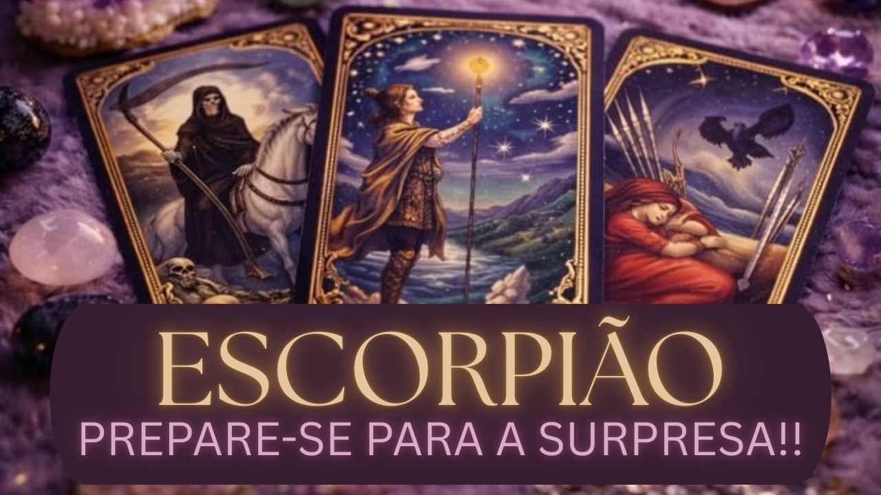 ESCORPIÃO♏O Destino te trás 2 surpresas incríveis. Nunca vi você tão feliz assim!!! ✨🎇