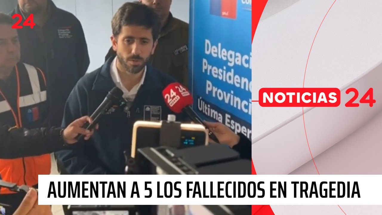 Tragedia en Torres del Paine: Aumentaron a 5 los fallecidos | 24 Horas TVN Chile