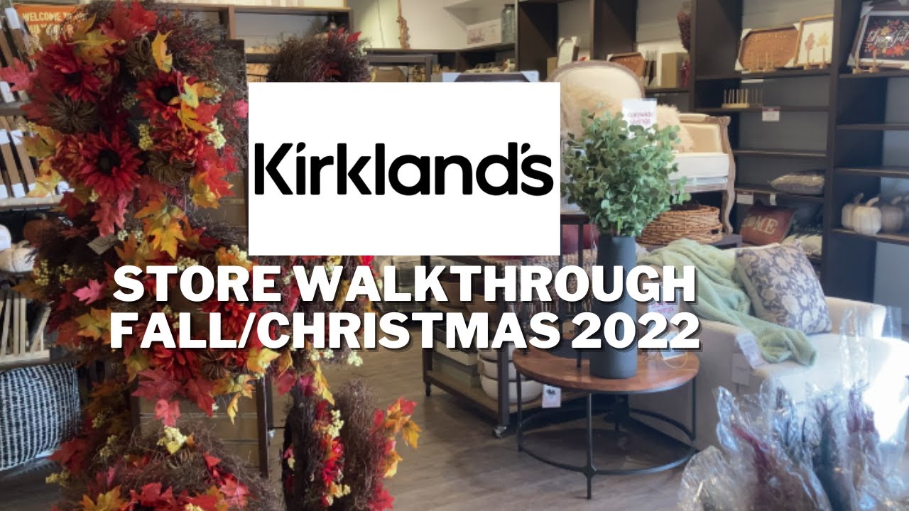 KIRKLAND'S FALL AND CHRISTMAS DECOR 2022 SHOP WITH ME YouTube