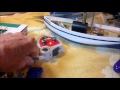 Radio control miniature model steam boats