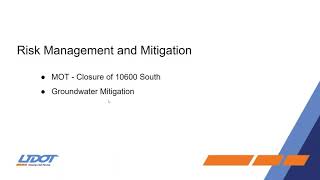 PDB   CM GC UDOT I 15, 10600 South Interchange Improvements