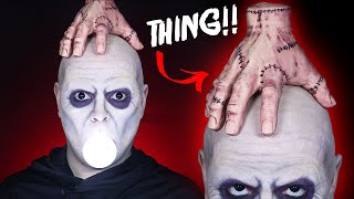 Uncle Fester AND THING! - Addams Family Makeup Tutorial!