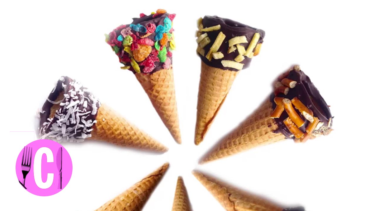 7 Ways To Trick Out Your Ice Cream Cones Cosmopolitan YouTube