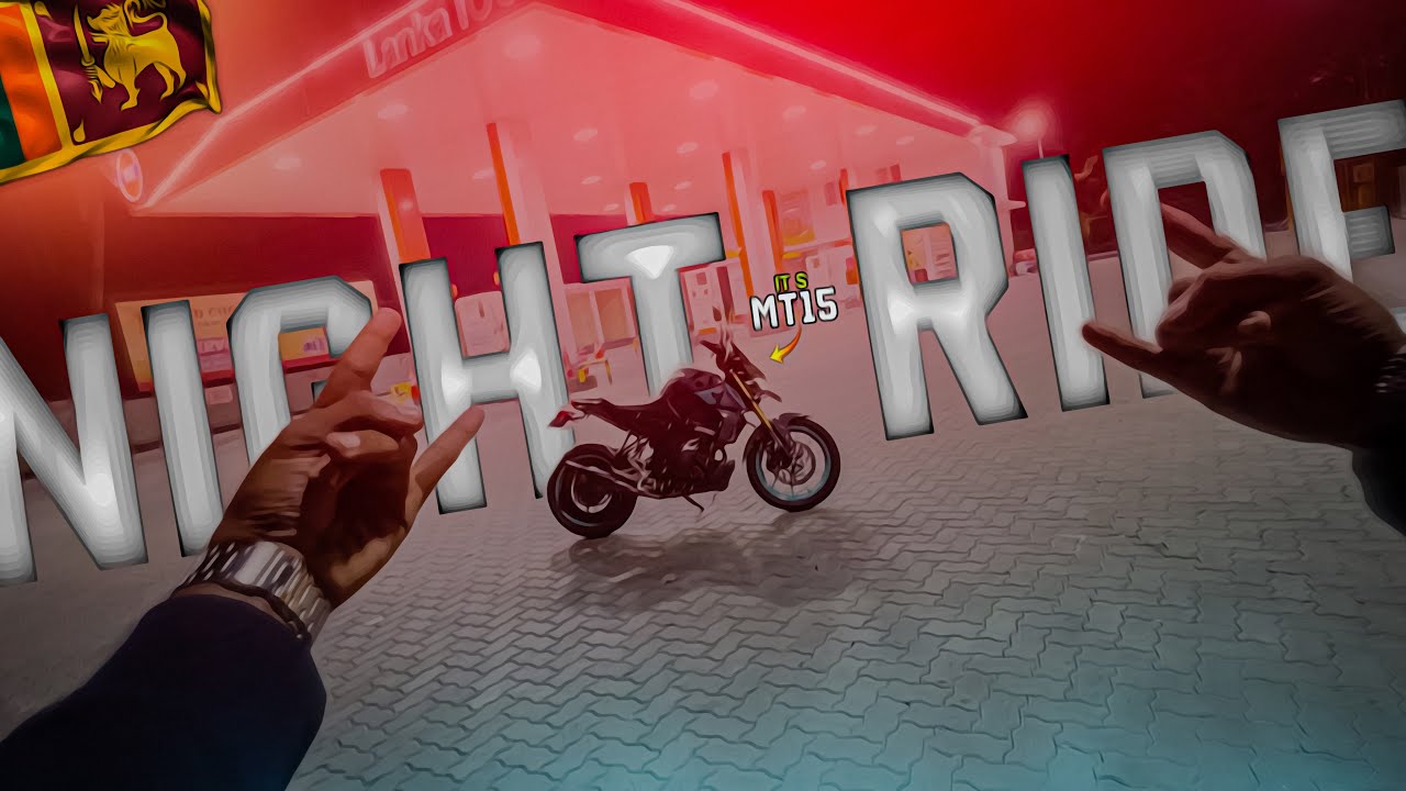 POV Night Ride, MT-15 🔥 | Akrapovic Sound | සිංහල VLOG #YamahaMT15  #NightRide  #MT15SriLanka