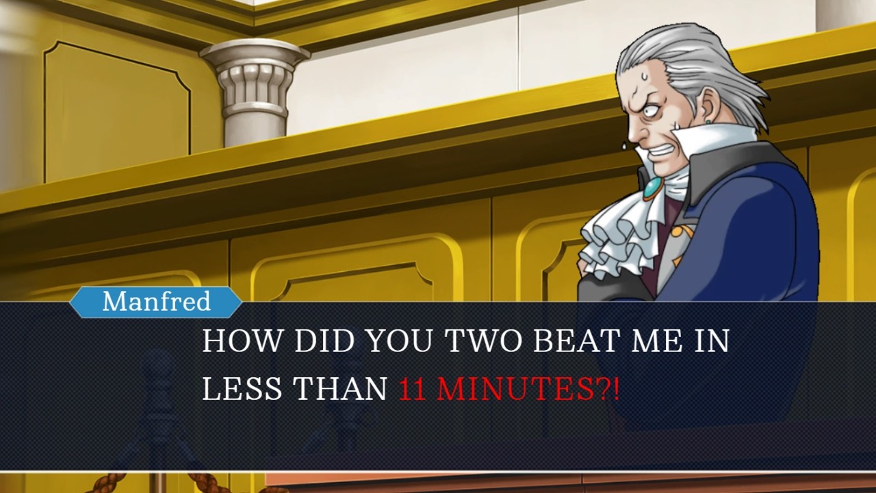 Turnabout Goodbyes but Phoenix Wright is A Speedrunner (Ft. Edgeworth)