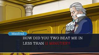 Download Lagu Turnabout Goodbyes but Phoenix Wright is A Speedrunner (Ft. Edgeworth) MP3