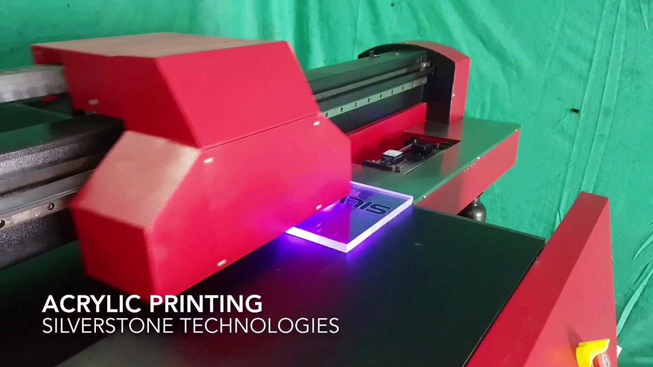 UV LED Printer by Silverstone Technologies India YouTube