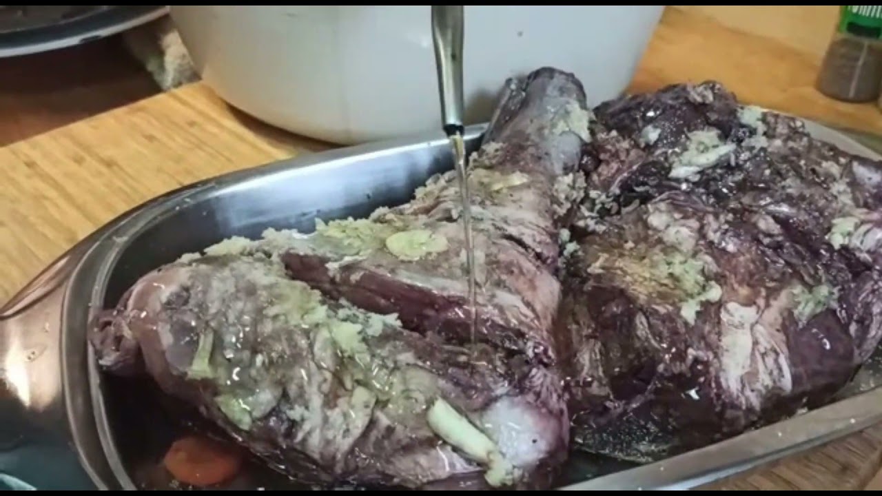 Cordero al horno, receta fácil paso a paso