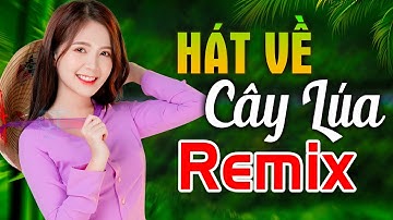 HÁT VỀ CÂY LÚA HÔM NAY REMIX - LK Nhạc Đỏ Cách Mạng Kháng Chiến Remix Bass Căng Bốc Lửa
