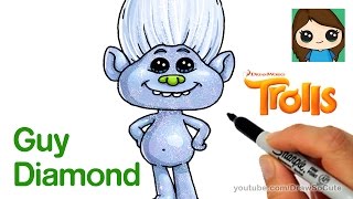 How to Draw Guy Diamond from Trolls Movie screenshot 5