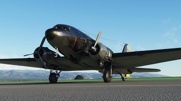 Live stream from Salinas to Santa Barbara in the Douglas DC-3 "Dakota" in Microsoft Flight Simulator