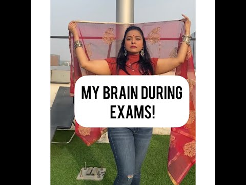 BRAIN DURING EXAMS| #shorts