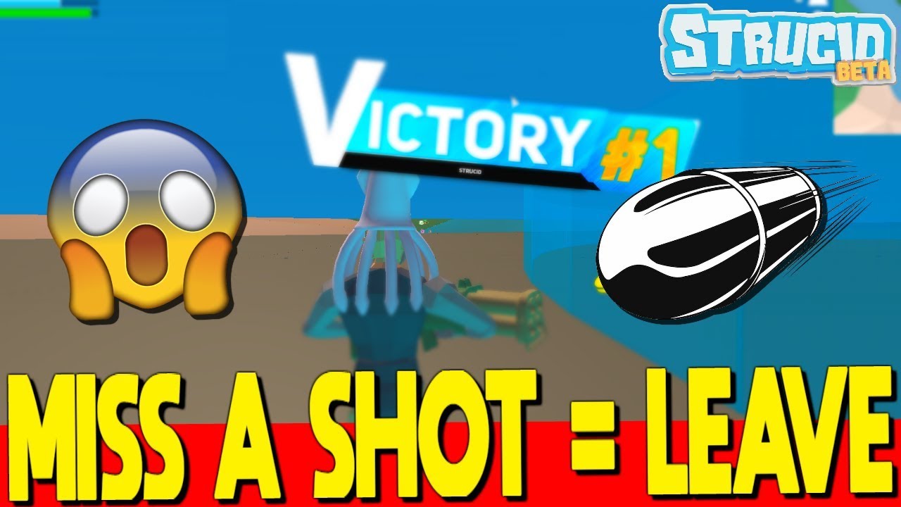 Every Time I Miss A Shot I Leave The Game In Strucid Roblox - strucid roblox logo