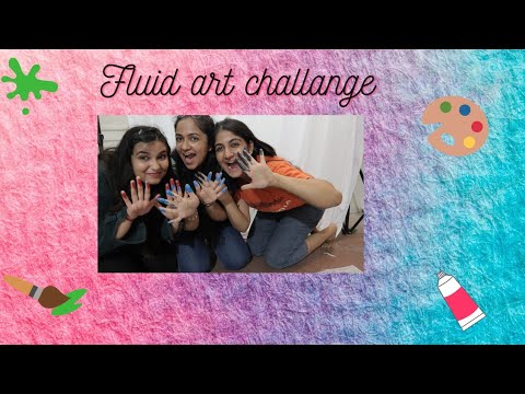 TRYING FLUID ART FOR FIRST TIME (With Camlin Fluid Art Kit)🎨 - YouTube