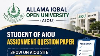 AIOU Assignment Schedule 2026 || AIOU Assignment Schedule Spring 2026 || AIOU Assignment Question 