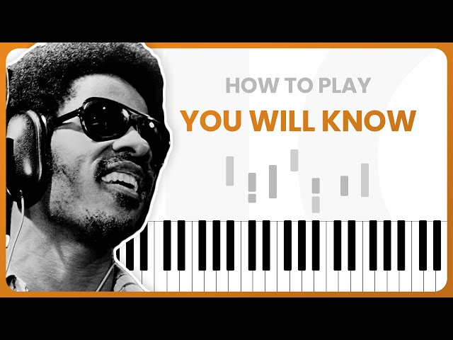 You Will Know - Stevie Wonder - Partitura para Teclado