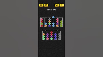 Ball Sort - Color Puzzle Game - Level 192 - Walkthrough SOLVED by RobotPlayer AI!!!
