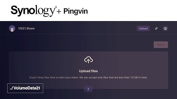Self-host WeTransfer on a Synology NAS? How to install Pingvin!