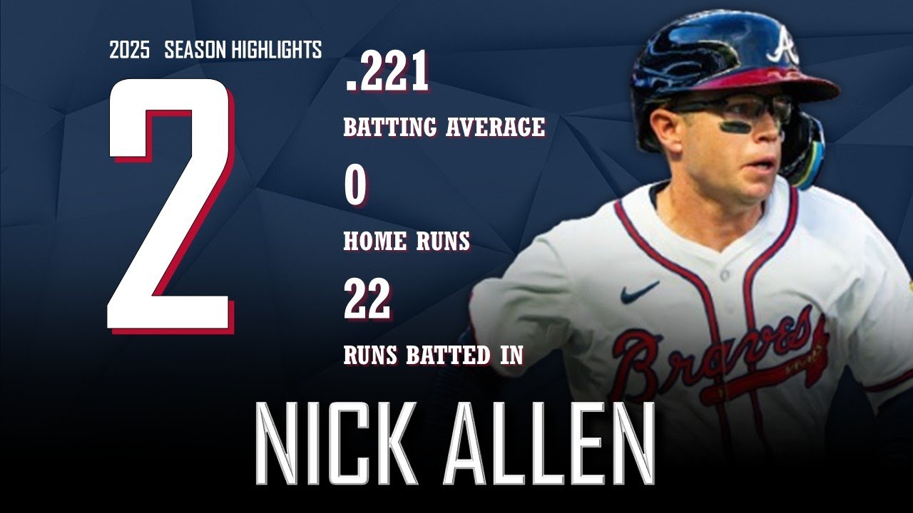Nick Allen || 2025 Atlanta Braves Highlights