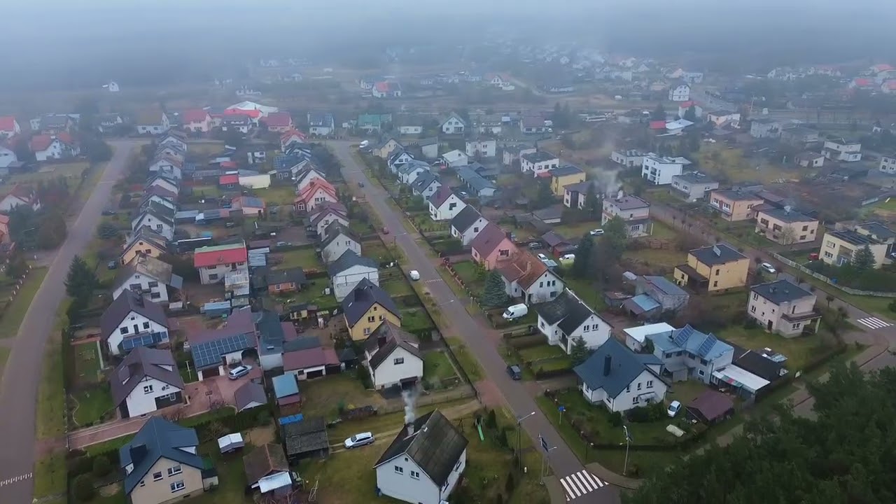 Śliwice z lotu ptaka