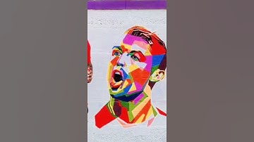 New wall art Cr7❤️🔥 WPAP art