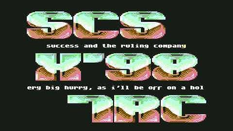 SCS & TRC Intro x98! Commdore 64 (C64)