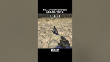 How chickens changed in Counter-Strike #cs #cs16 #cssource #csgo #cs2  #retrogaming #cshistory