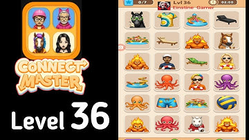 Connect Master Match Puzzle level 36 Guide Walkthrough Solution