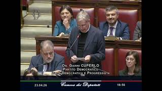Gianni Cuperlo - Intervento alla Camera dei Deputati (23.04.26)