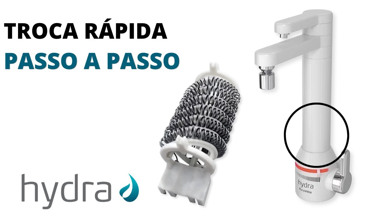 COMO TROCAR RESISTÊNCIA TORNEIRA HYDRA PURAVITTA (PASSO A PASSO) - YouTube