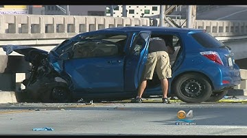 One Dead, Three Hurt In Wrong Way Wreck On I-95