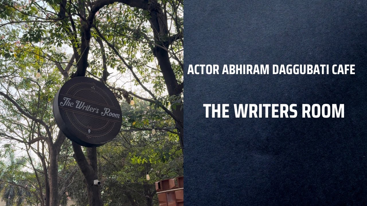 Actor Abhiram Daggubati Cafe In Hyderabad |The Writers Room - YouTube