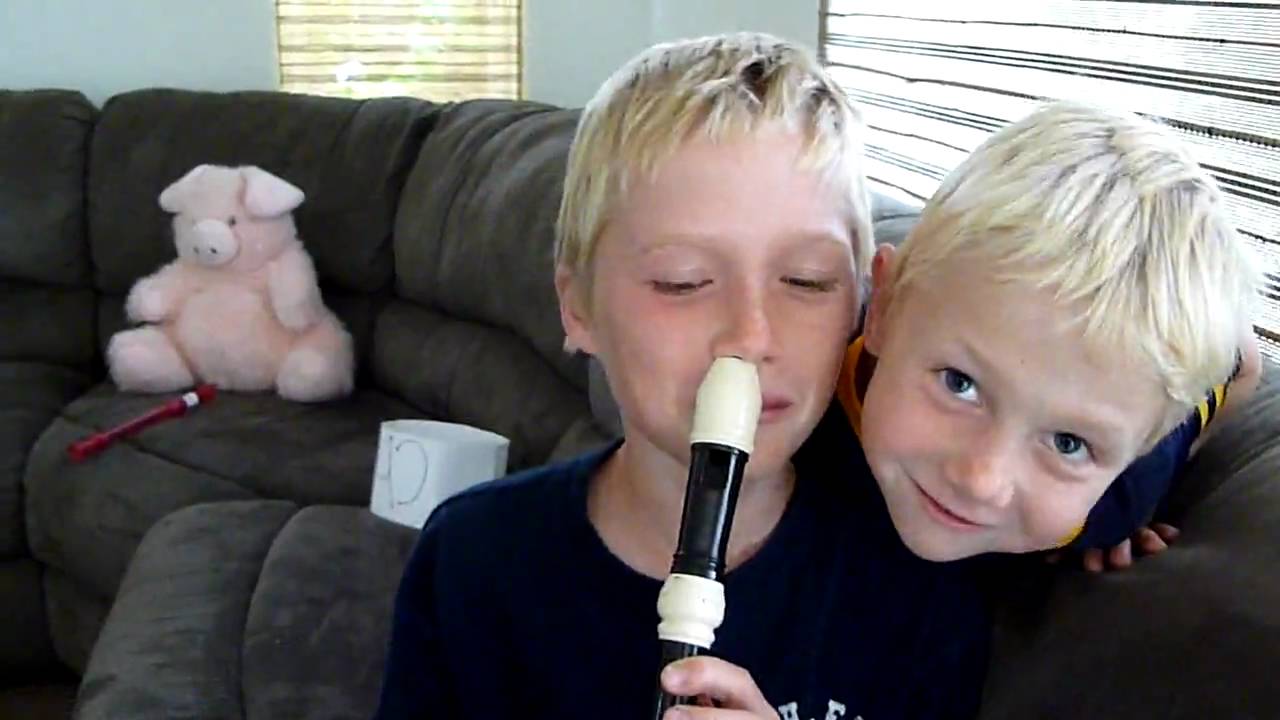 Playing a recorder with your nose YouTube