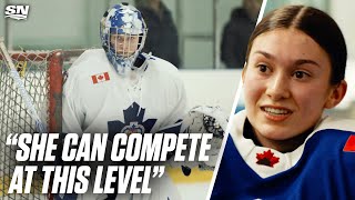 The Girl Playing Goalie For A Legendary Boys Hockey Club