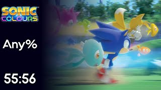 Sonic Colours - Any% Speedrun - 55:56