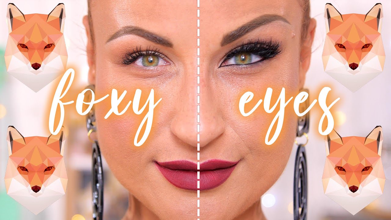 CÓMO CONSEGUIR LA MIRADA foxy eyes SIN CIRUGÍA, solo con maquillaje y de una forma FÁCIL Y SENCILLA