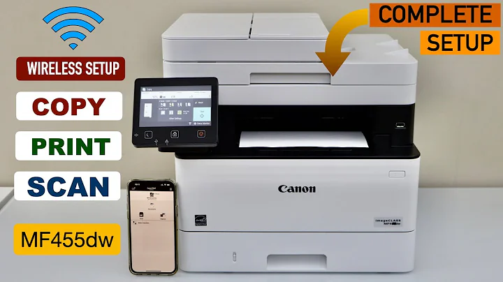 Canon Imageclass MF455dw Setup, WiFi Setup, Copy, Wireless Printing & Scanning Test.